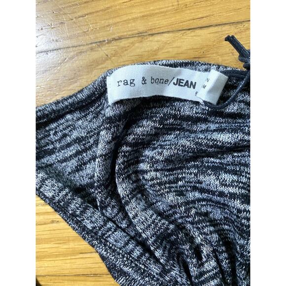 Rag & Bone Womens Black Heather Twist Back Tank Top Size Sm w262C016A NWT - Picture 2 of 10